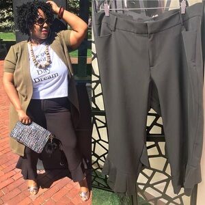 Eloquii Black Flare Pants